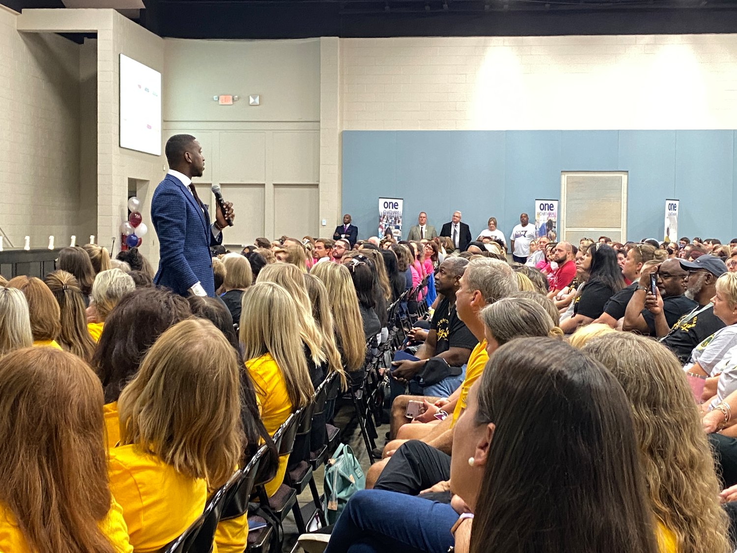 Michael Bonner addressed issues in education and spoke about some of the best ways to positively engage with students and colleagues.